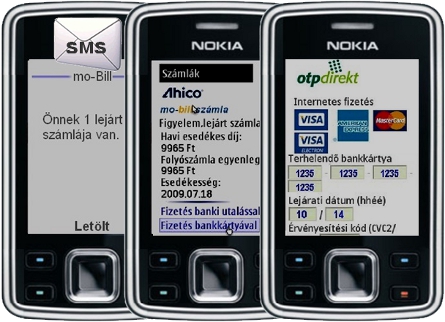 Közüzemi számlafizetés mobilon