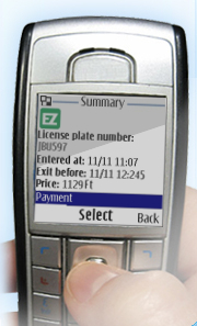 Parking and parking ticket in iziSHOP! Pay by phone! iziSHOP mobile payment solution