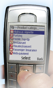 The cheapest highway vignettes for mobile phones! Pay by phone! iziSHOP mobile payment solution